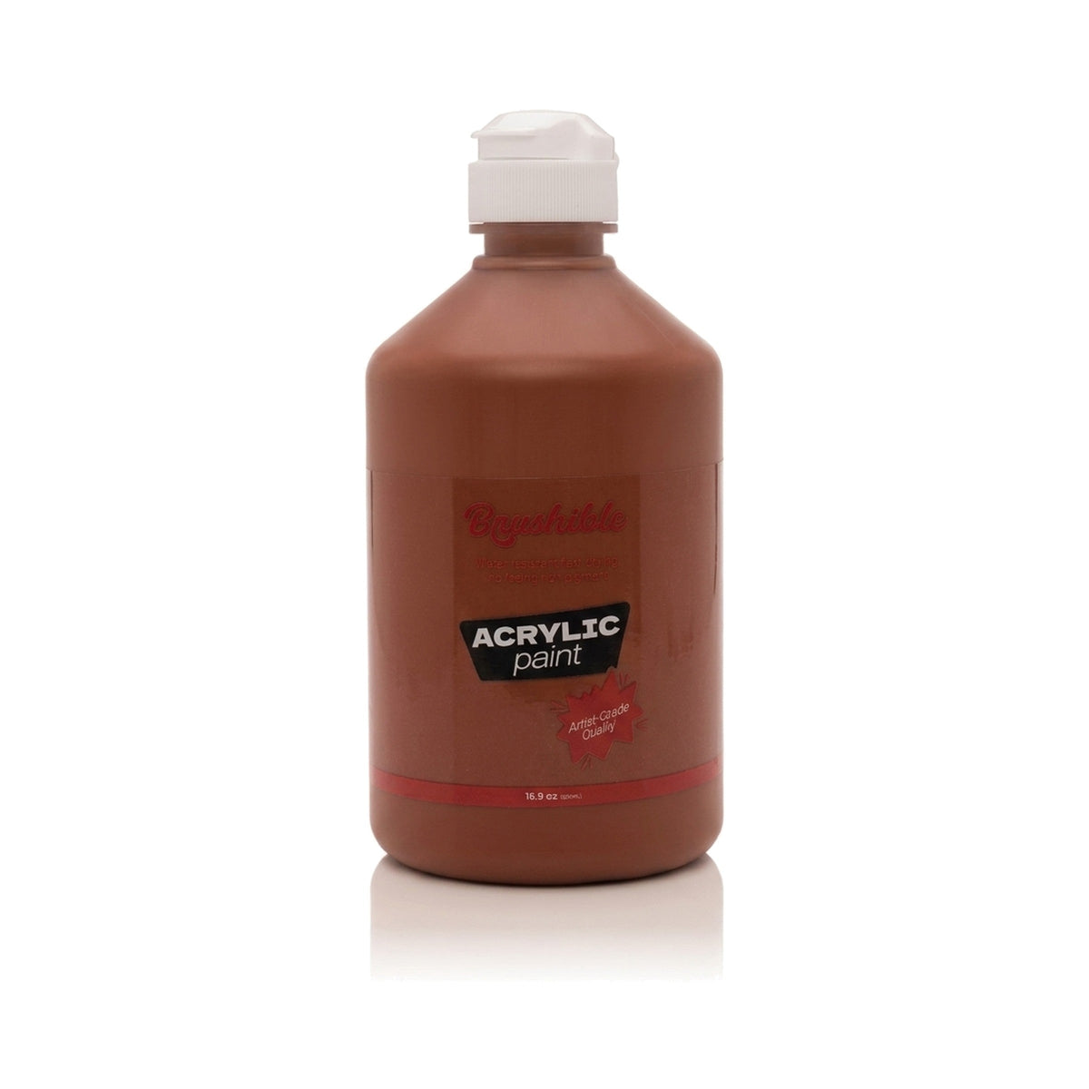Burnt Sienna — Brushible acrylic, 16.9 oz bottle