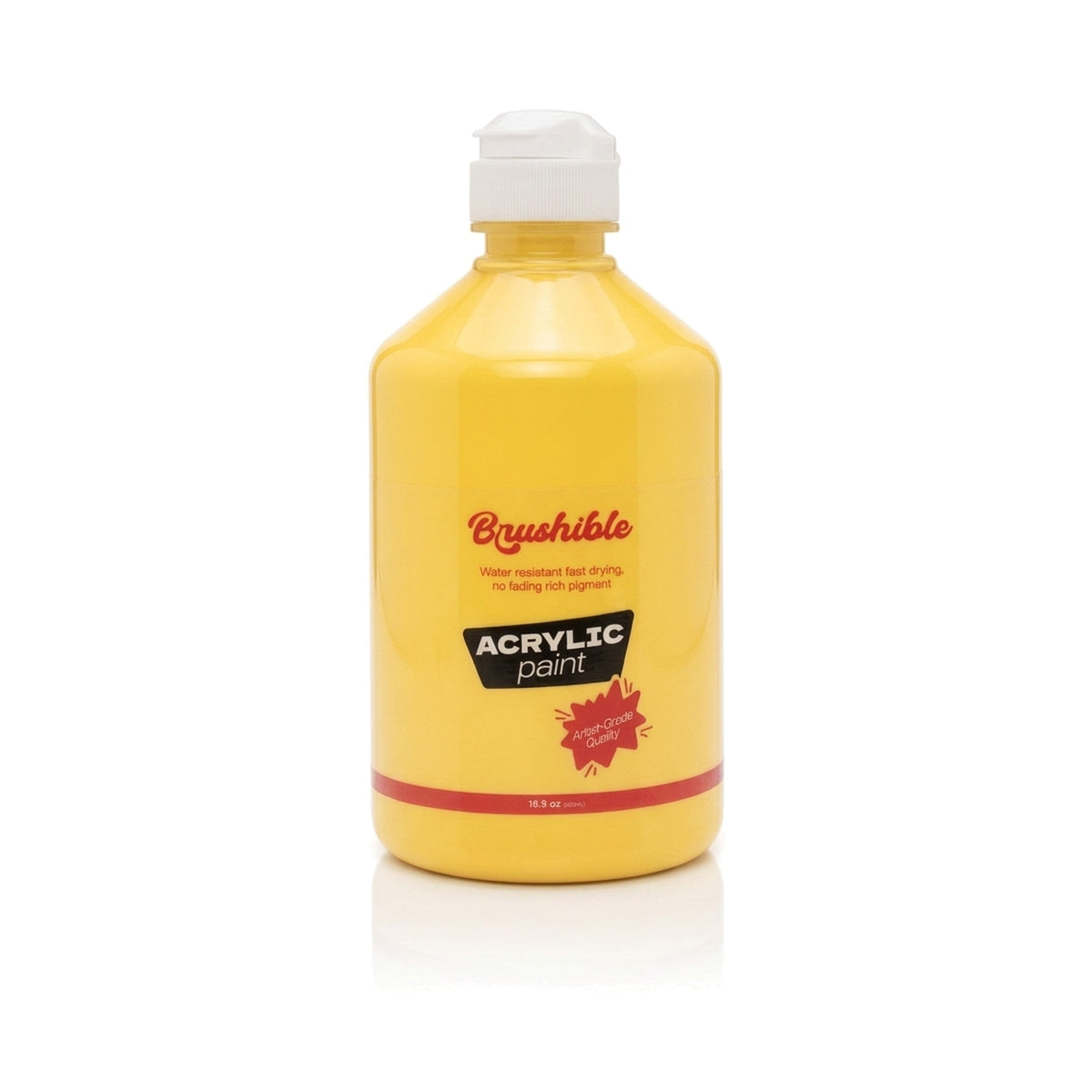 Hansa Yellow Medium — Brushible acrylic, 16.9 oz bottle