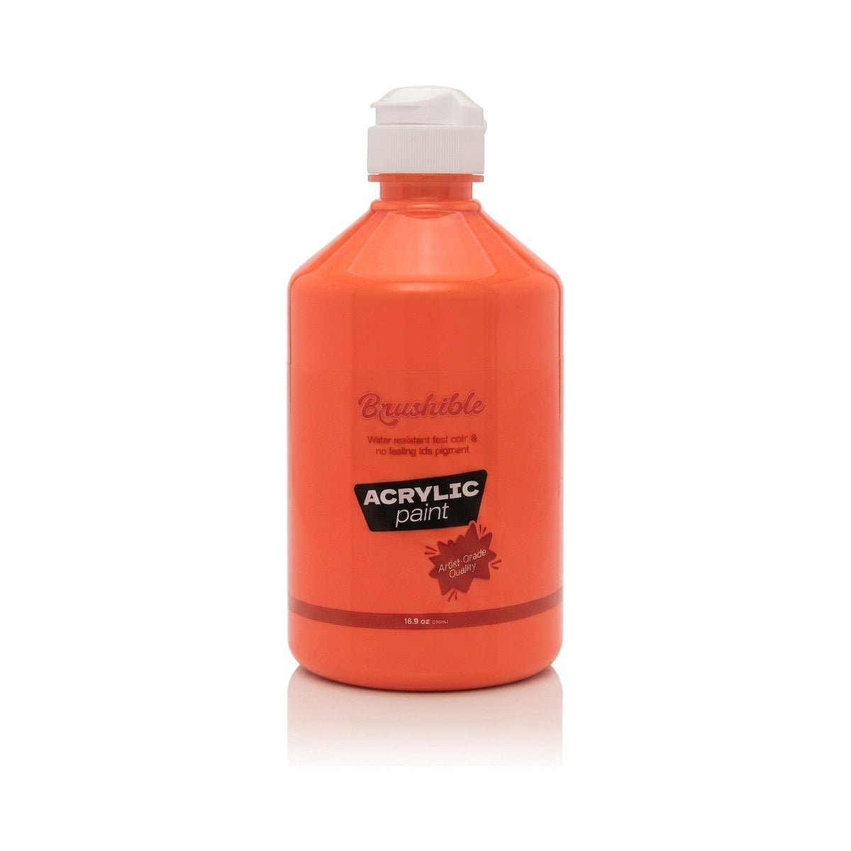 Phosphorus Orange — Brushible acrylic, 16.9 oz bottle