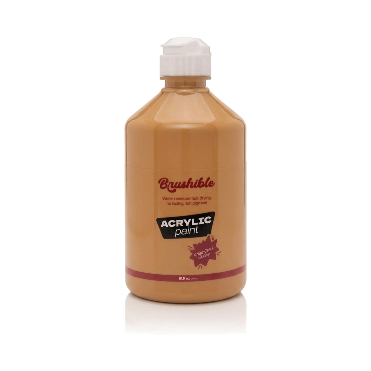 Raw Sienna — Brushible acrylic, 16.9 oz bottle