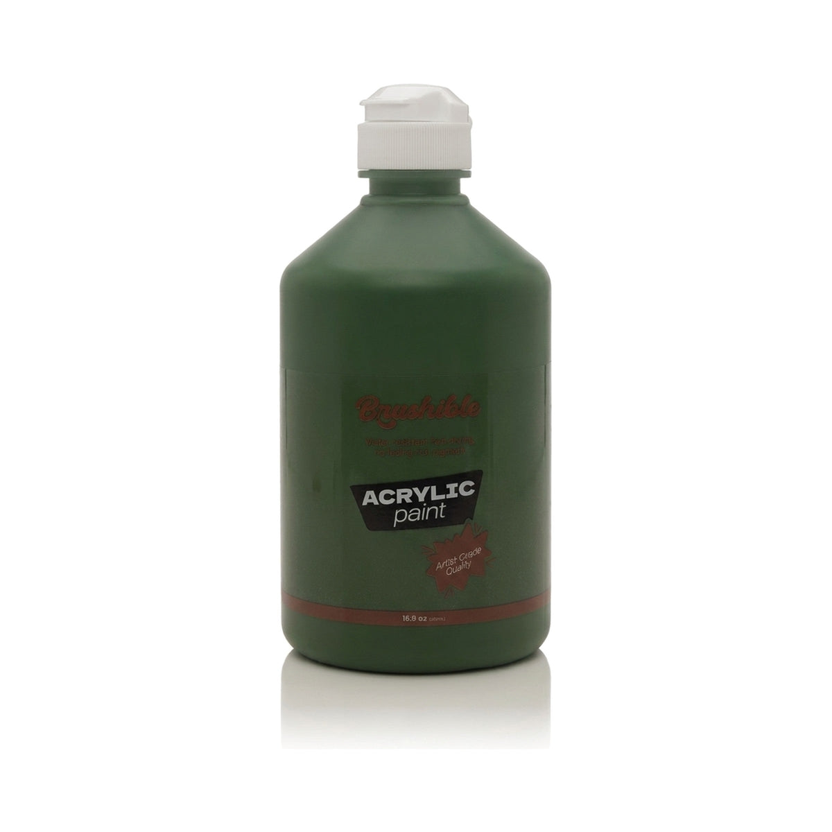 Sap Green — Brushible acrylic, 16.9 oz bottle