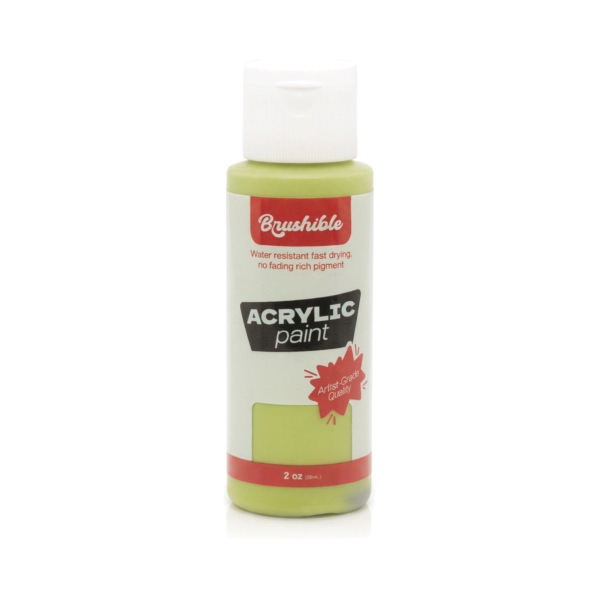 Greenish Yellow — Brushible acrylic, 2 oz bottle