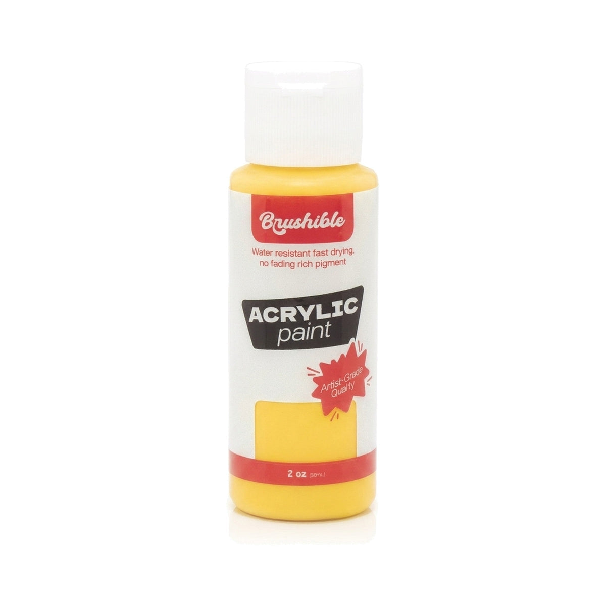Hansa Yellow Medium — Brushible acrylic, 2 oz bottle