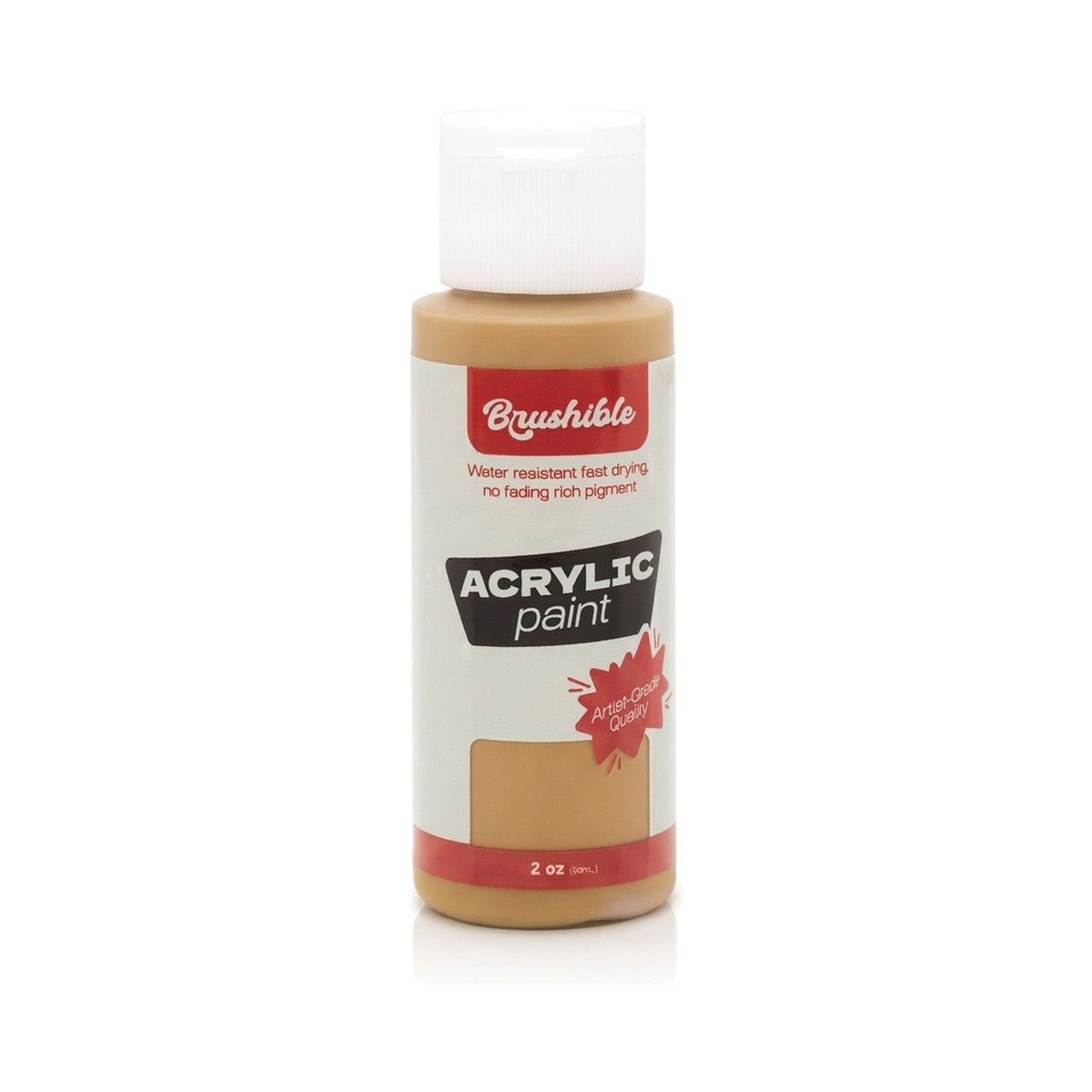 Yellow Ochre — Brushible acrylic, 2 oz bottle