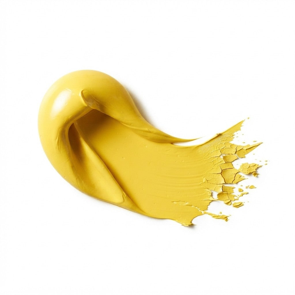 Hansa Yellow Medium — Brushible Artist Heavy Body acrylic paint swatch