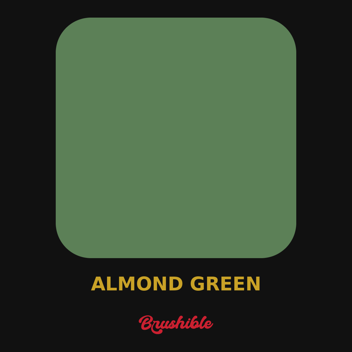 Almond Green — Brushible Artist Soft Body acrylic