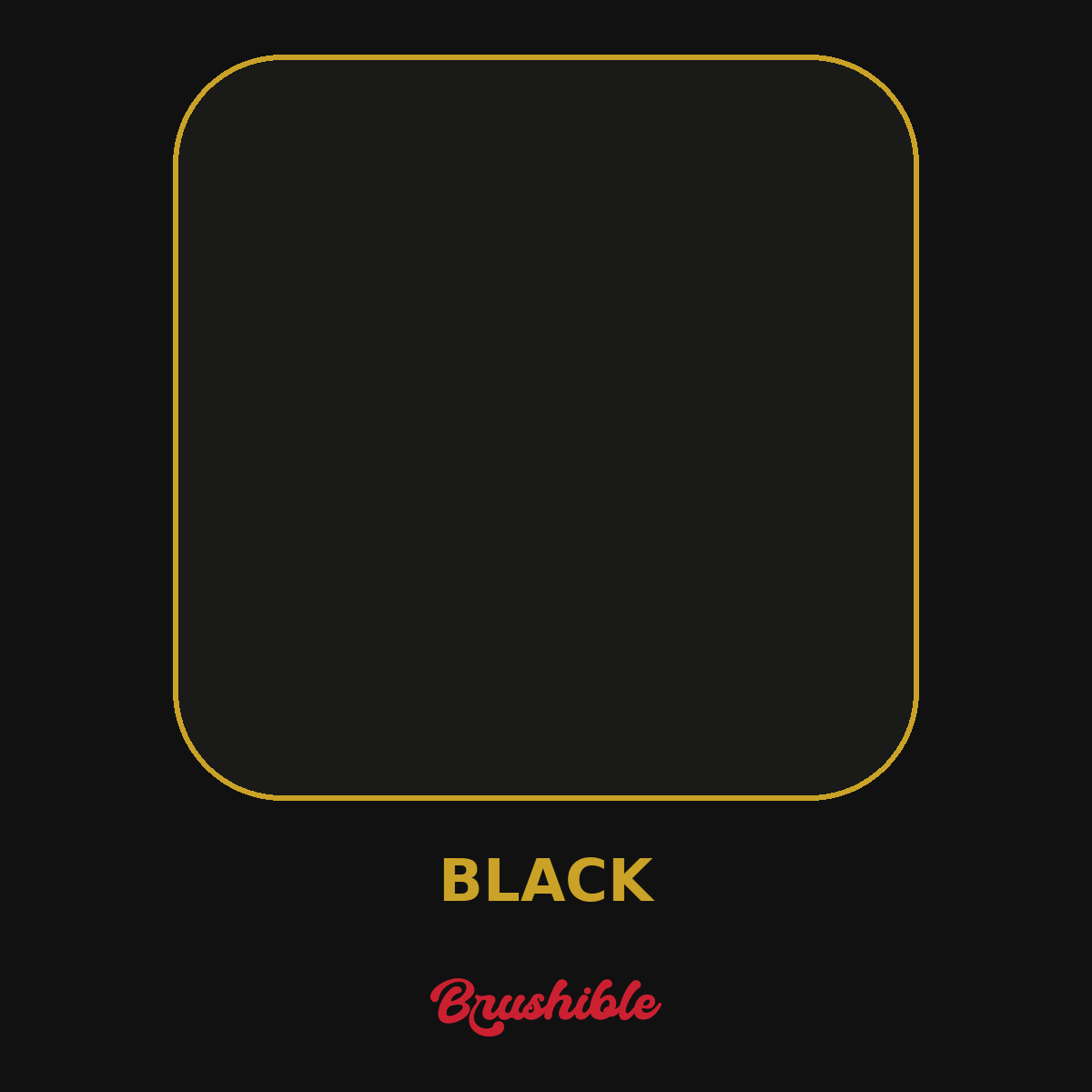 Black — Brushible Artist Soft Body acrylic
