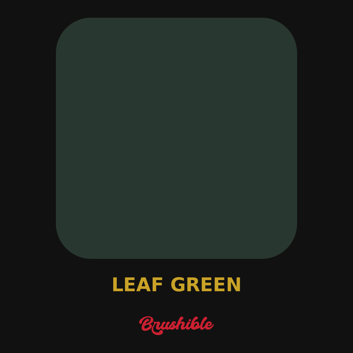 Leaf Green — Brushible Artist Soft Body acrylic