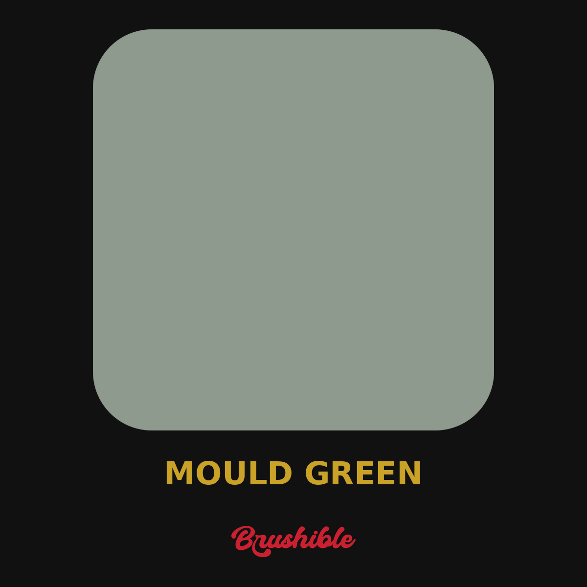 Mould Green — Brushible Artist Soft Body acrylic