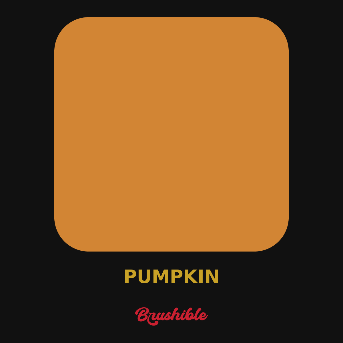 Pumpkin — Brushible Artist Soft Body acrylic