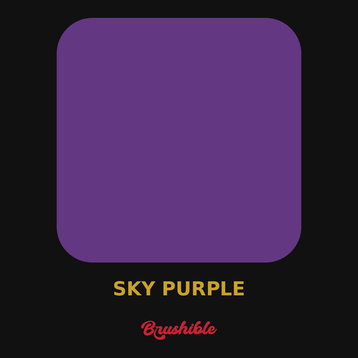 Sky Purple — Brushible Artist Soft Body acrylic
