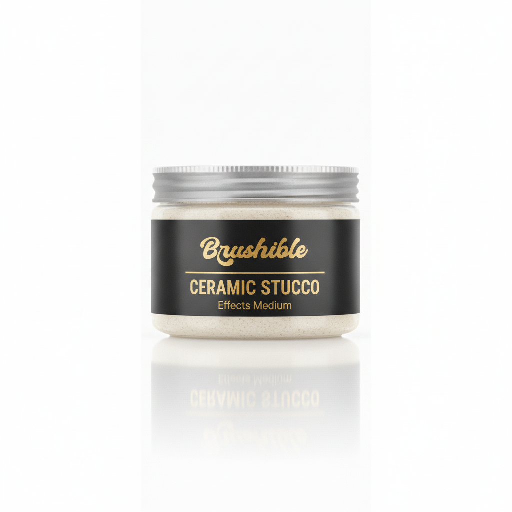 Brushible Artist Ceramic Stucco Medium — Brushible