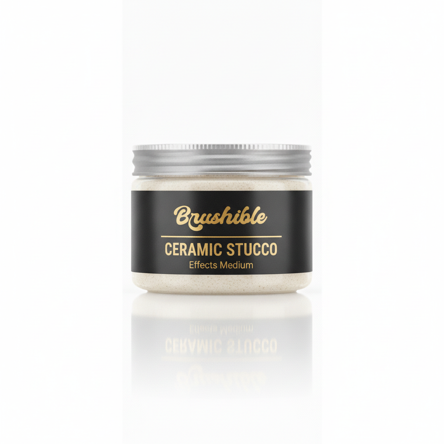 Brushible Artist Ceramic Stucco Medium