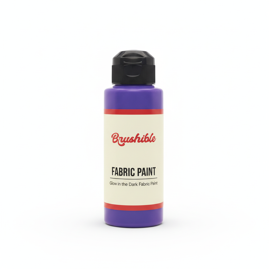 Brushible Everyday Glow in the Dark Fabric Paint