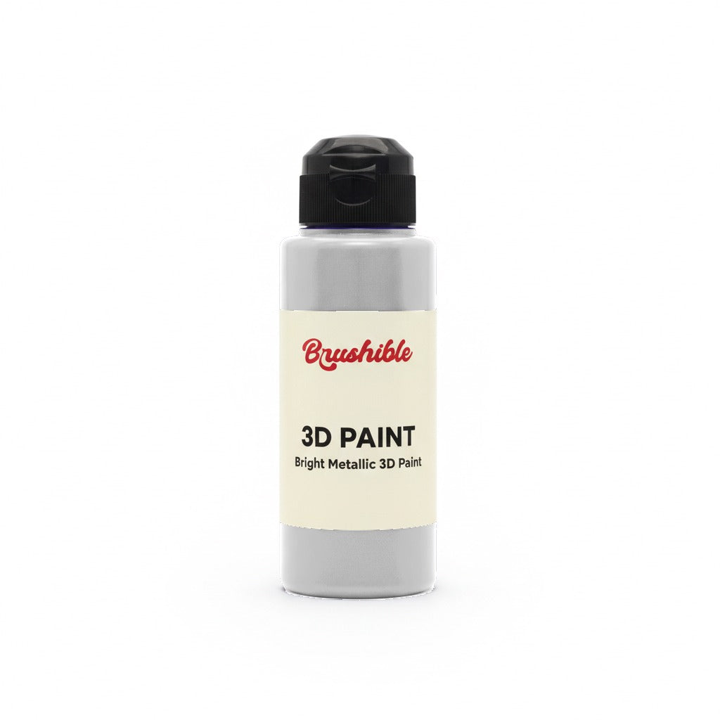 Silver — Brushible Everyday Bright Metallic 3D Paint bottle