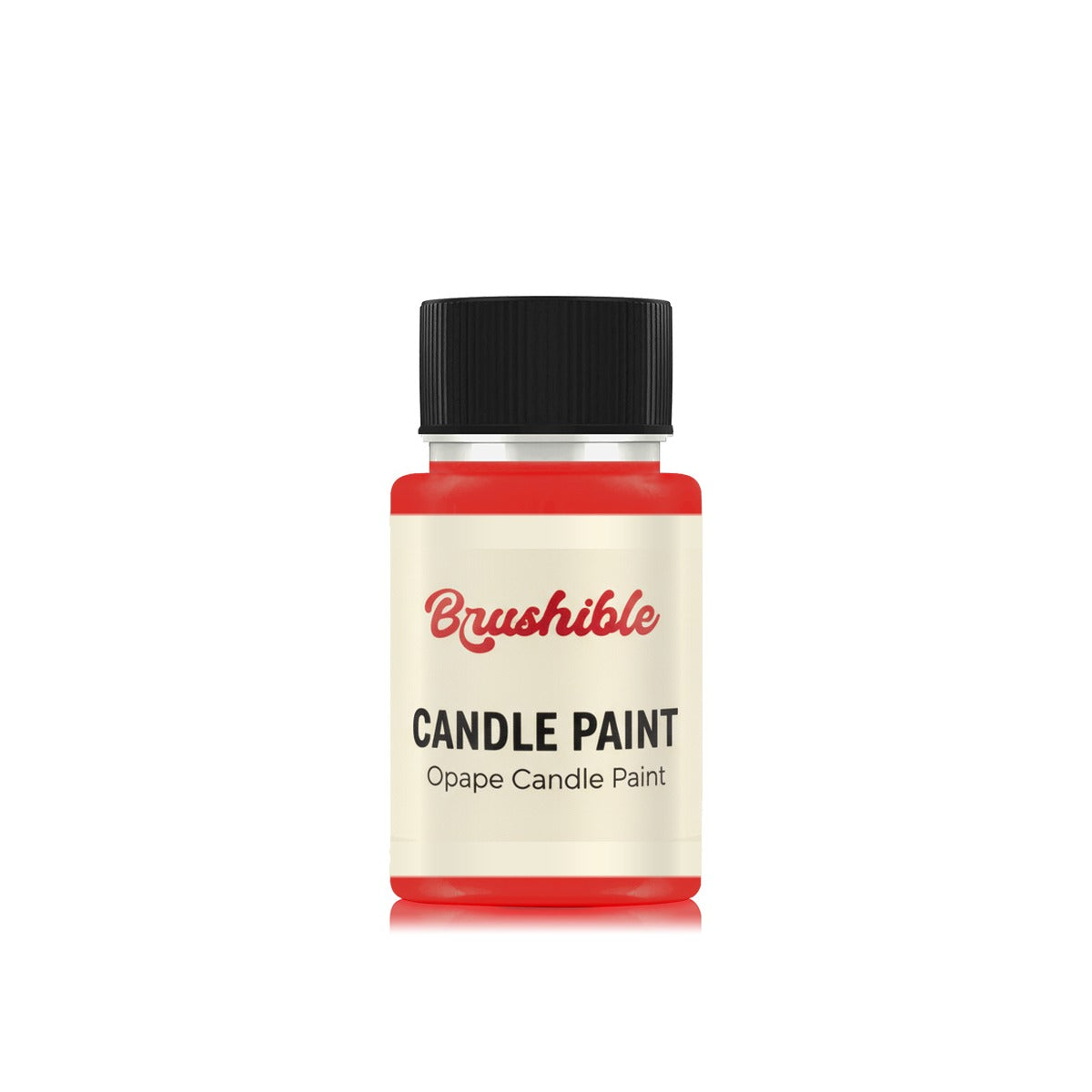 Bright Red — Brushible Everyday Opaque Candle Paint bottle