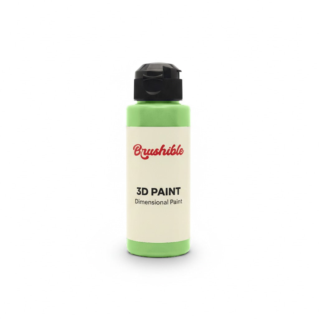 Pistachio Green (Metallic) — Brushible Everyday Dimensional Paint bottle