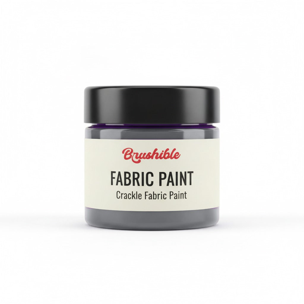 Graffiti Gray — Brushible Everyday Crackle Fabric Paint bottle