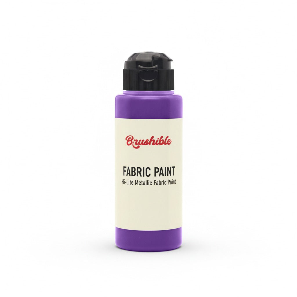 Purple — Brushible Everyday Hi-Lite Metallic Fabric Paint bottle
