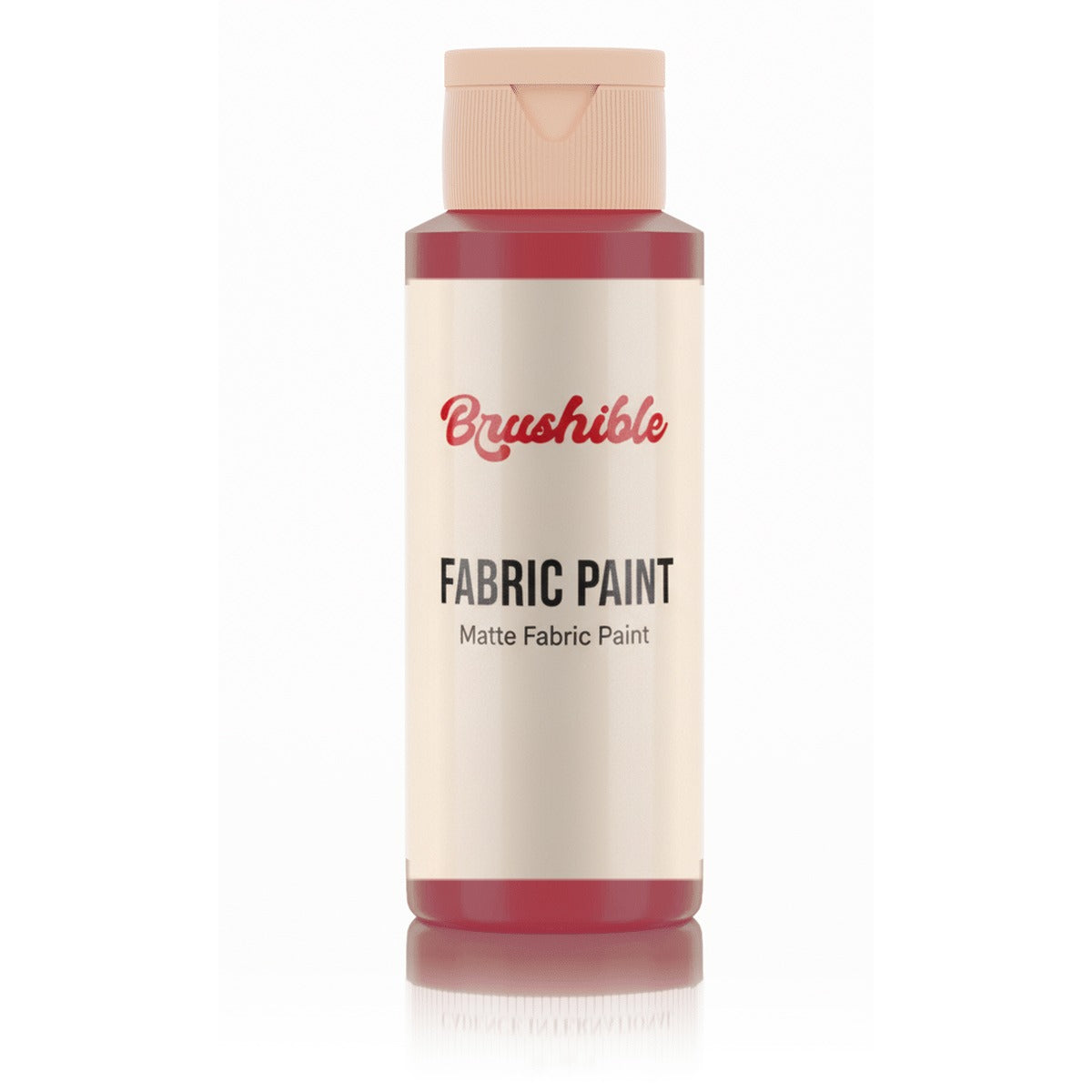 Coral Red — Brushible Everyday Matte Fabric Paint bottle