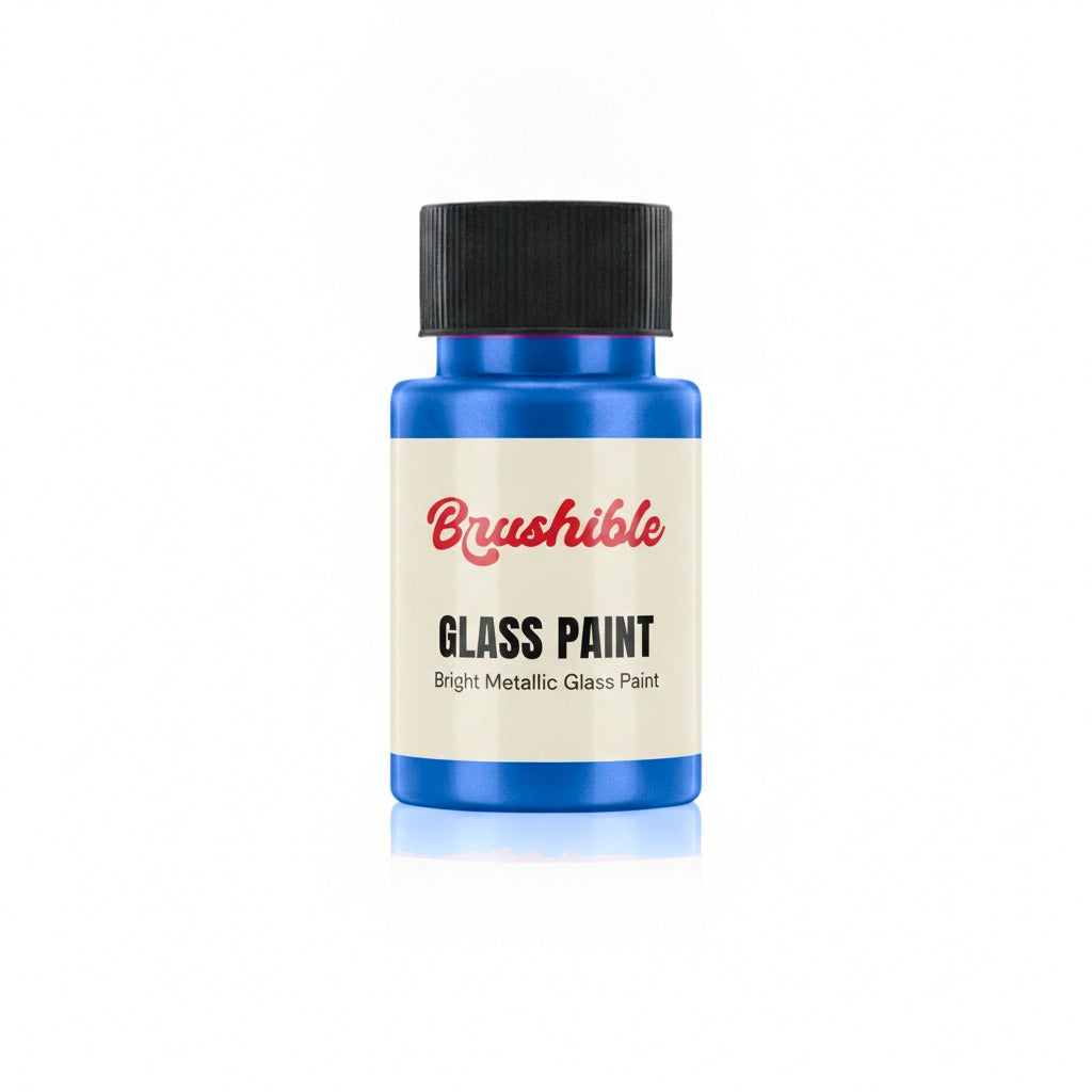 Dora Blue — Brushible Everyday Bright Metallic Glass Paint bottle