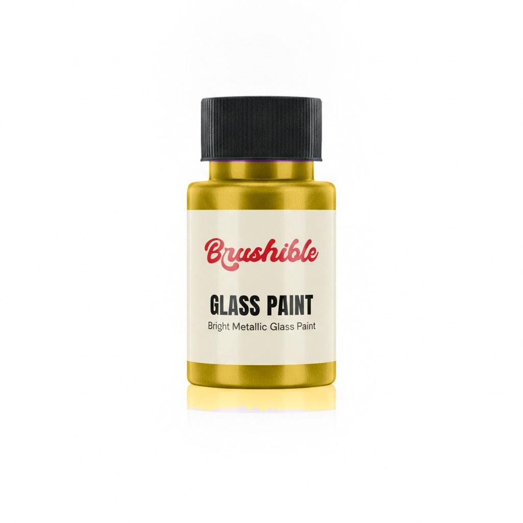 Gold — Brushible Everyday Bright Metallic Glass Paint bottle