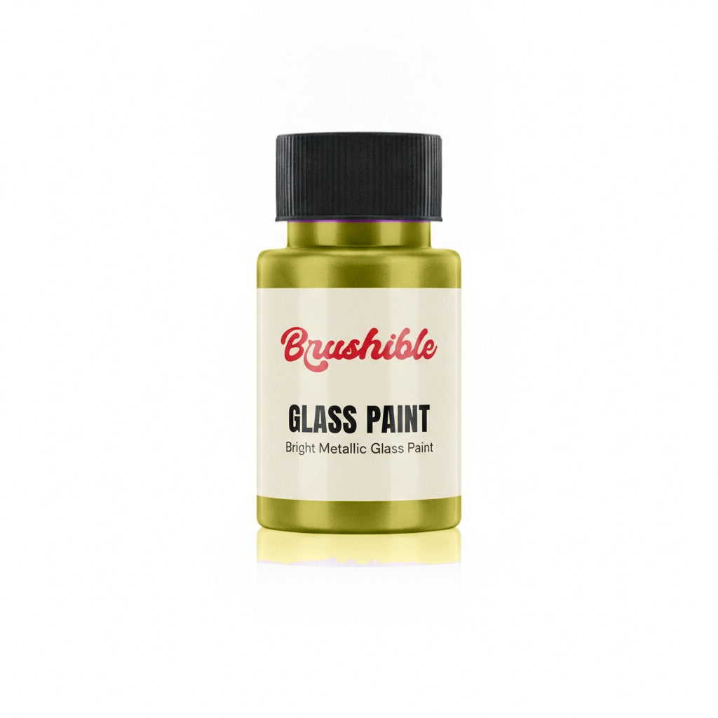 Peridot Gold — Brushible Everyday Bright Metallic Glass Paint bottle