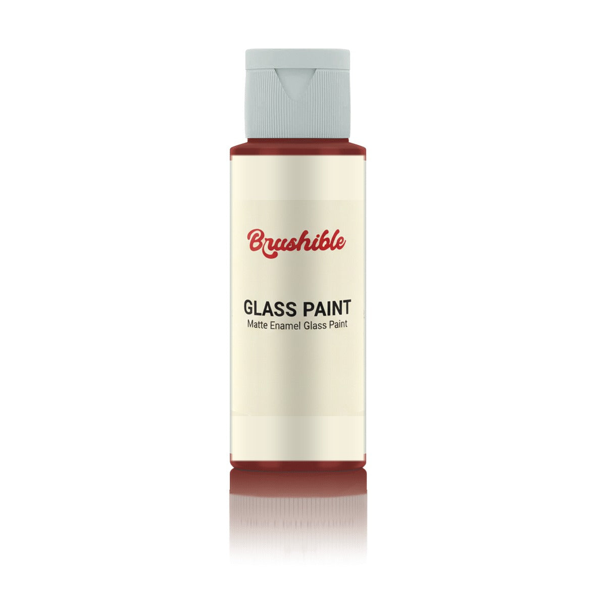 Coral Red — Brushible Everyday Matte Enamel Glass Paint bottle