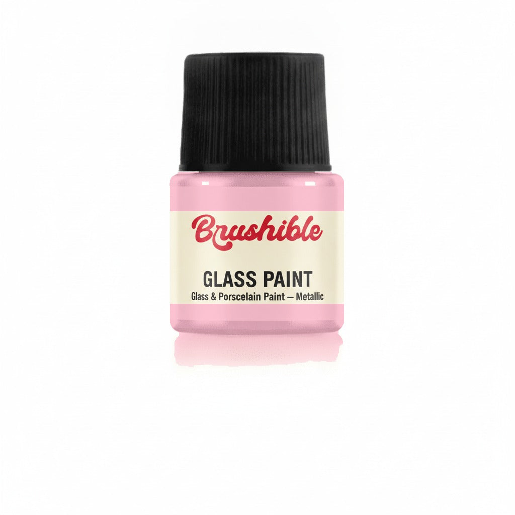 Light Pink — Brushible Everyday Glass & Porcelain Paint — Metallic bottle