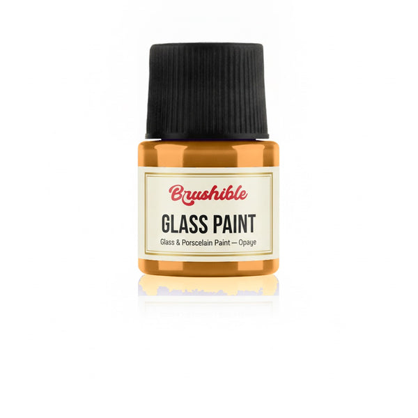 Light Orange — Brushible Everyday Glass & Porcelain Paint — Opaque bottle
