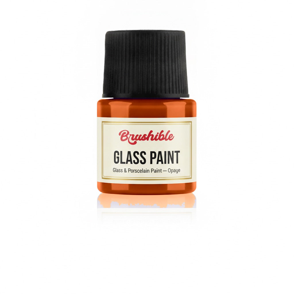 Orange — Brushible Everyday Glass & Porcelain Paint — Opaque bottle