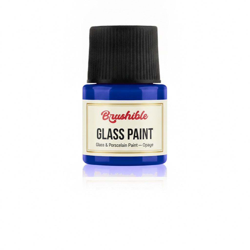 Ultramarine Blue — Brushible Everyday Glass & Porcelain Paint — Opaque bottle