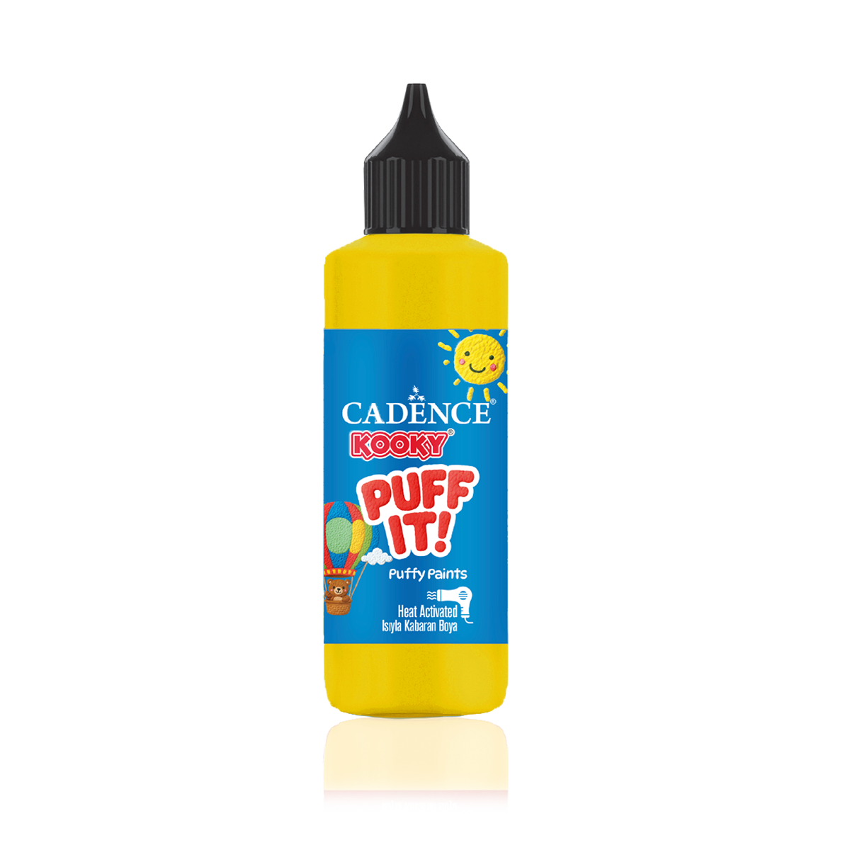Yellow — Brushible PUFF IT, 90 ml bottle