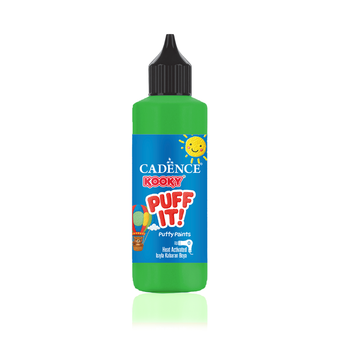 Green — Brushible PUFF IT, 90 ml bottle