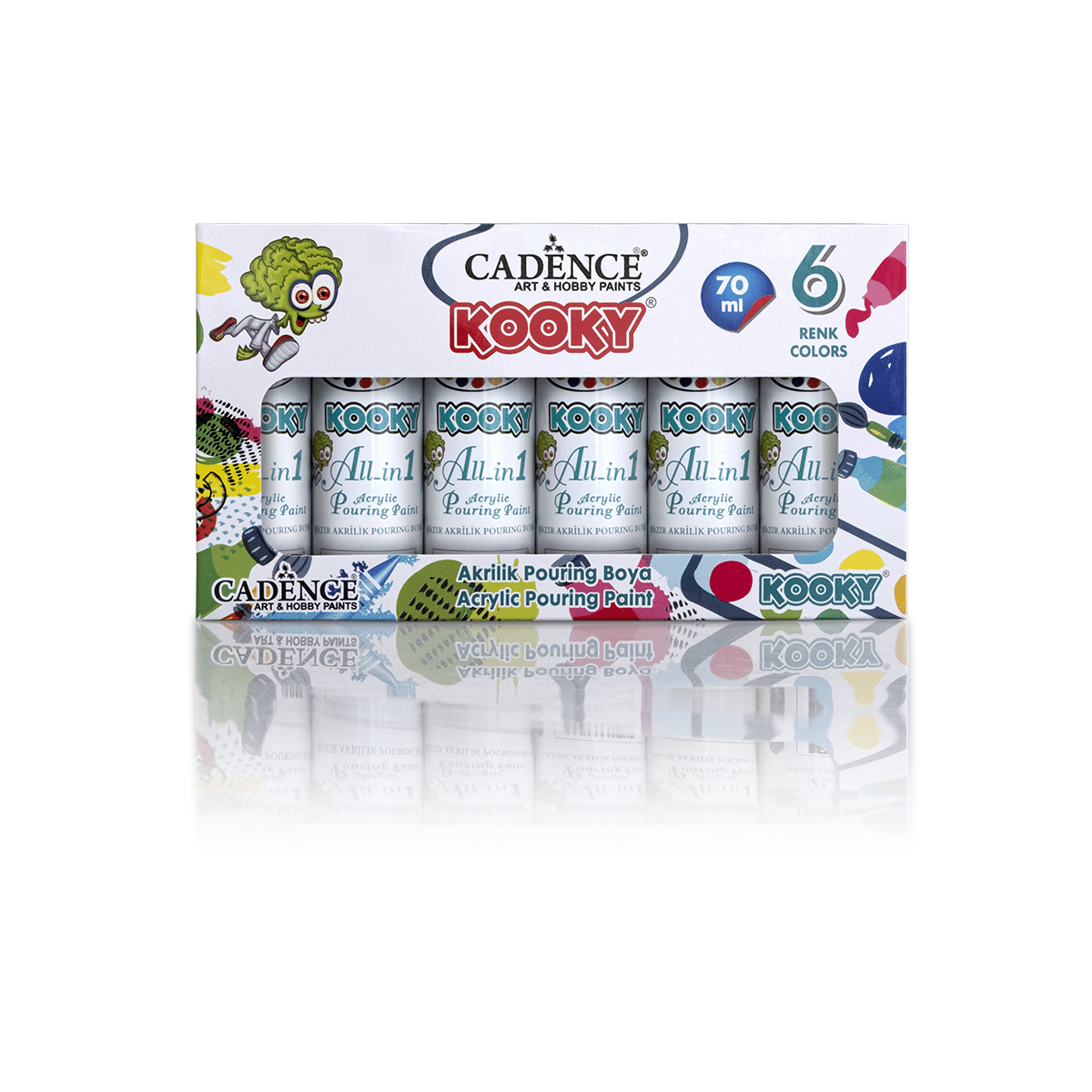 All-in 1 Acrylic Pouring Paint Set – 70 ml