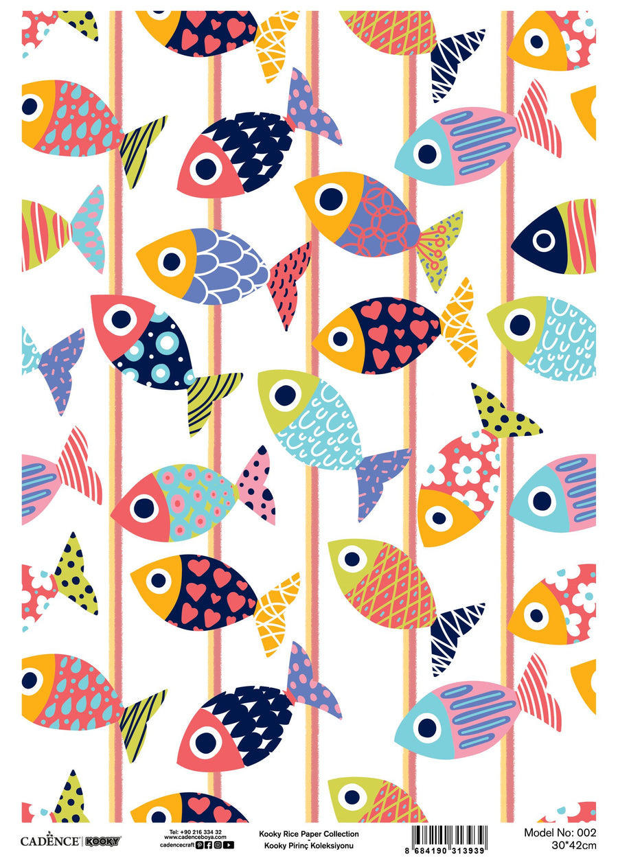 Brushible Kids Rice Paper Collection Model 002 30×42