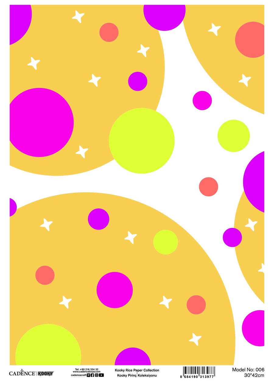 Brushible Kids Rice Paper Collection Model 006 30×42