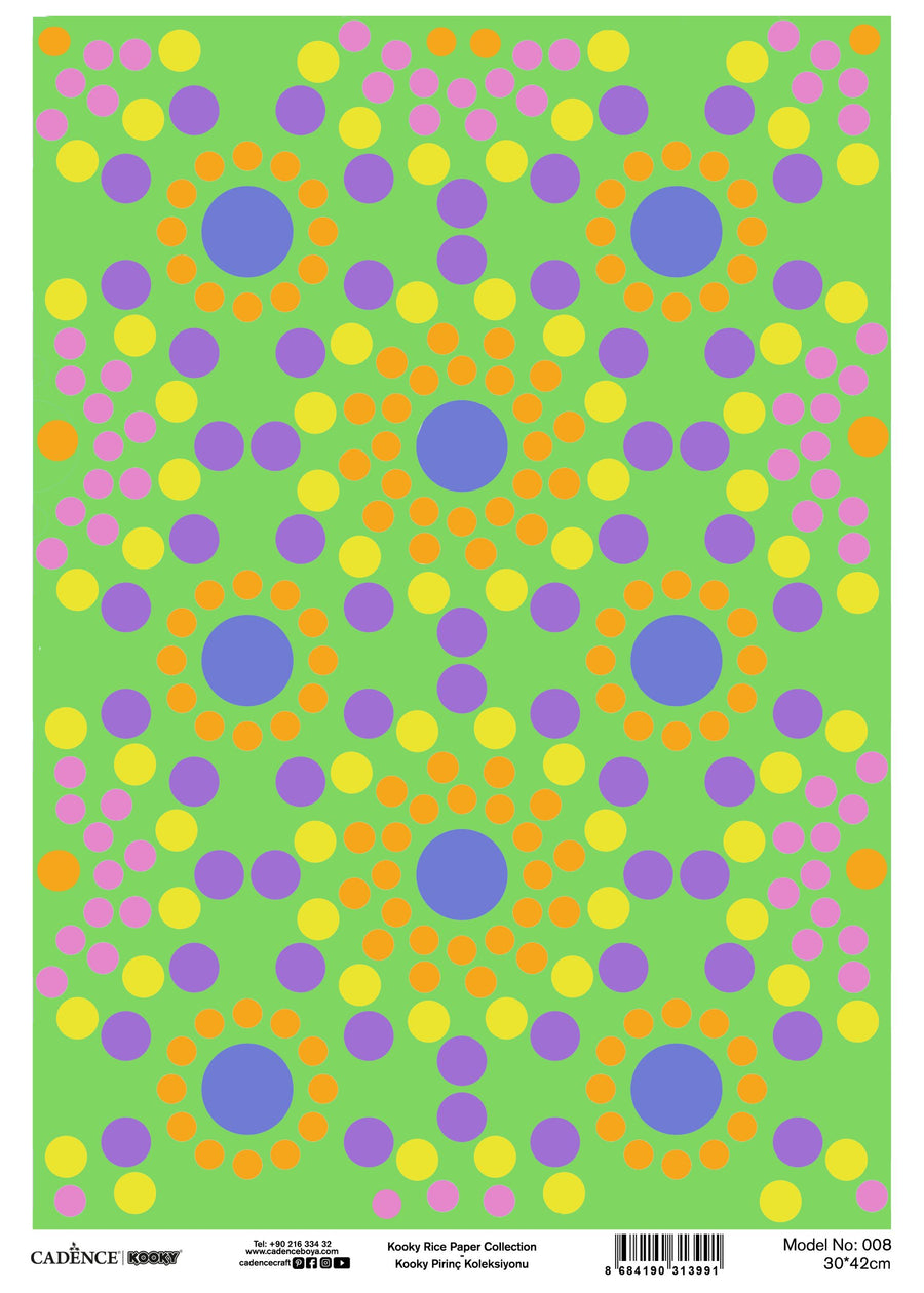 Brushible Kids Rice Paper Collection Model 008 30×42