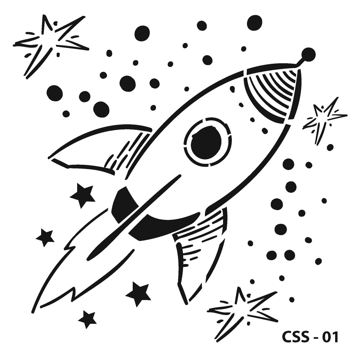 Brushible Kids Stencil Collection Model CSS-01