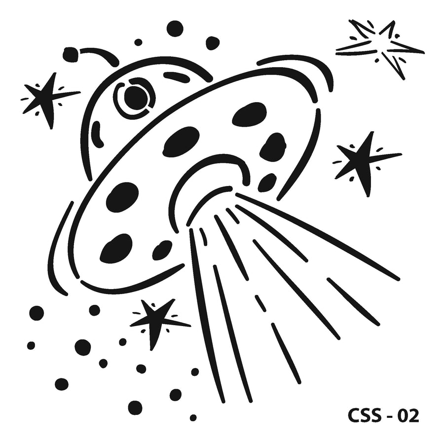 Brushible Kids Stencil Collection Model CSS-02