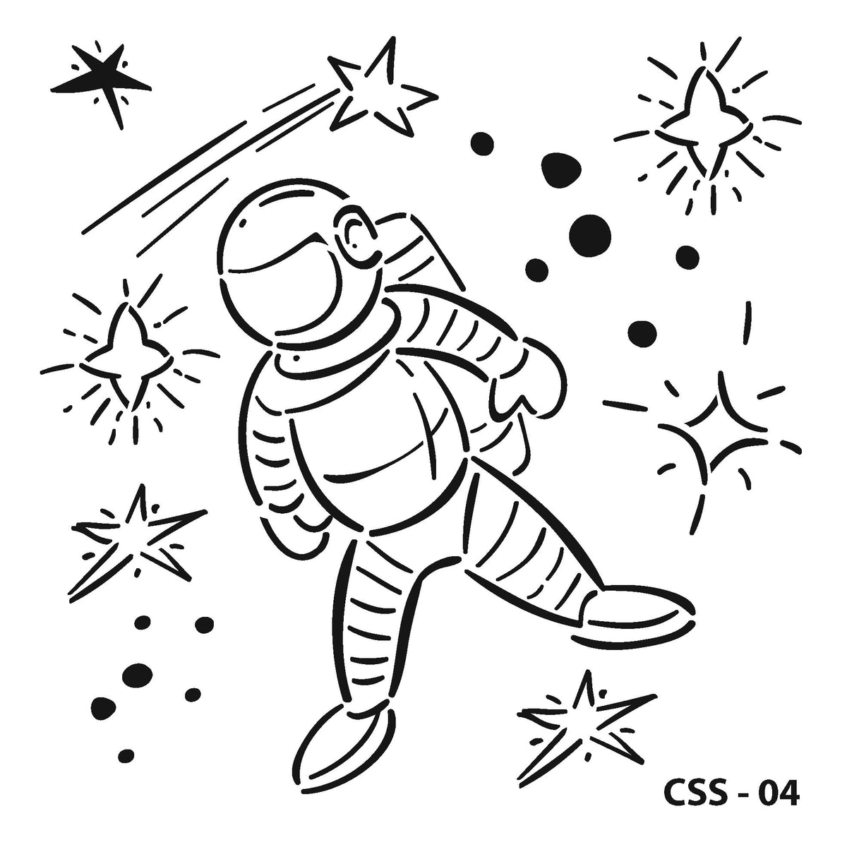 Brushible Kids Stencil Collection Model CSS-04