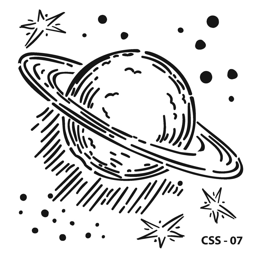 Brushible Kids Stencil Collection Model CSS-07