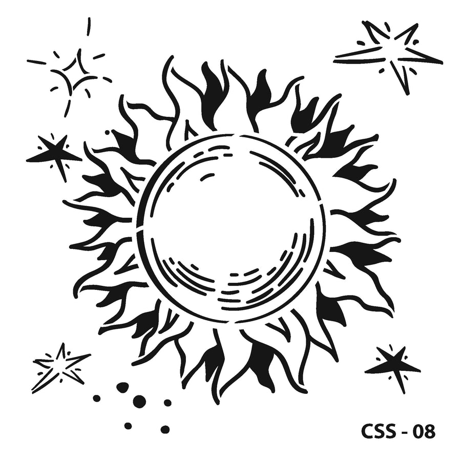 Brushible Kids Stencil Collection Model CSS-08
